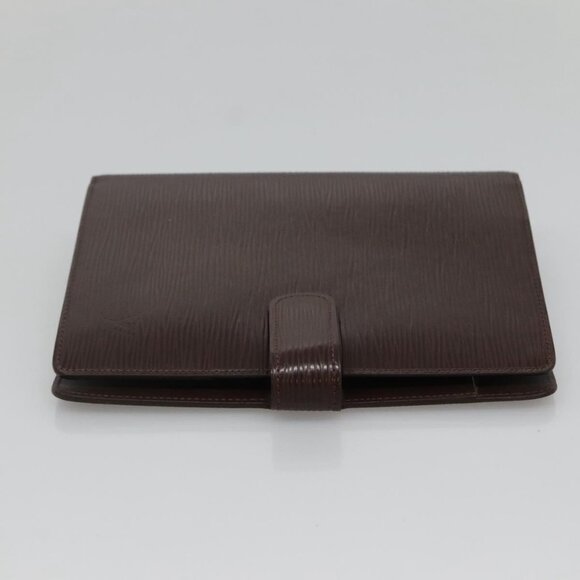 LOUIS VUITTON Epi Agenda MM Day Planner Cover Mocha R2004D LV Auth sw099 - Picture 7 of 16